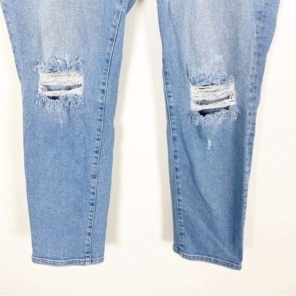KANCAN Abigail High Rise Mom Jeans Distressed Button Fly Hi Waisted Size 3XL - Picture 4 of 9